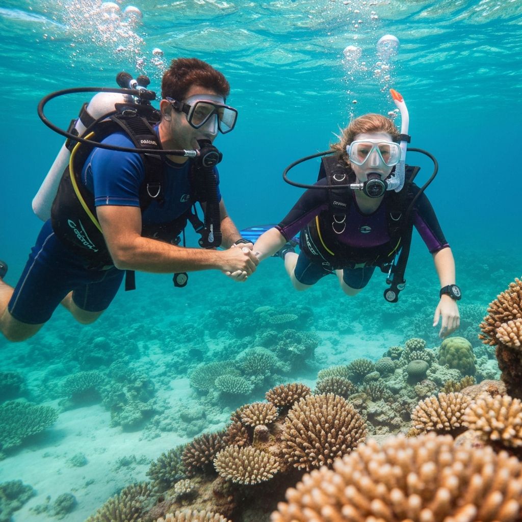 Bapteme de plongee sous-marine